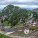 Neue Lok 5 und alte Personenwagen fahren über die sog. Hohe Mauer am Wendelstein, © Peter Hofmann Neue Lok 5 und alte Personenwagen fahren über die sog. Hohe Mauer am Wendelstein, © Peter Hofmann