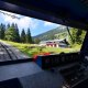 Die Mitteralm aus dem Führerstand der Zahnradbahn fotografiert, © Peter Hofmann Die Mitteralm aus dem Führerstand der Zahnradbahn fotografiert, © Peter Hofmann