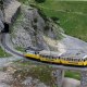 Der sog. Nostalgie-Express auf dem Weg durch die sog. Kesselgalerie am Wendelstein, © Peter Hofmann Der sog. Nostalgie-Express auf dem Weg durch die sog. Kesselgalerie am Wendelstein, © Peter Hofmann