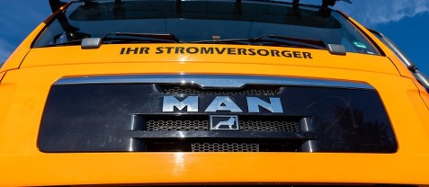 Fahrzeugfront Stromversorger, &copy; Peter Hofmann