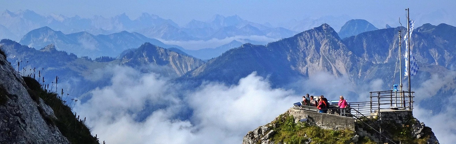 Aussichtskanzel Gacher Blick am Wendelstein, &copy; Claudia Hinz
