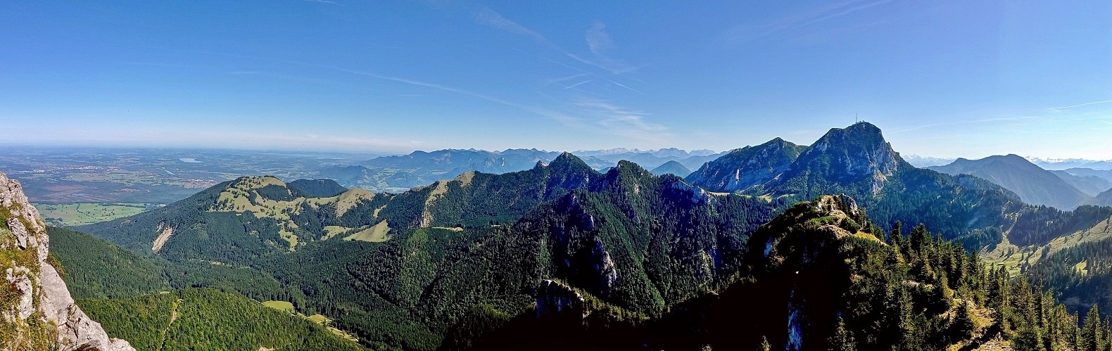 Das Wendelsteinmassiv vom Breitenstein aus fotografiert, &copy; Claudia Hinz