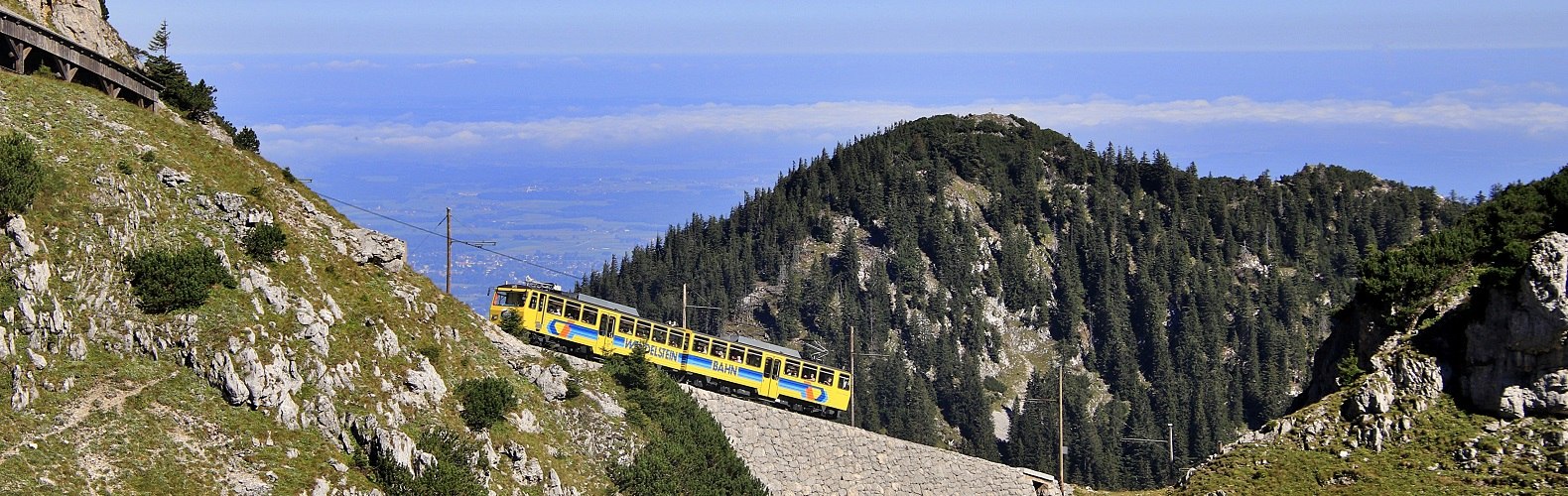 Zahnradbahn im Bereich des Wendelsteiner Kessel , &copy; Claudia Hinz