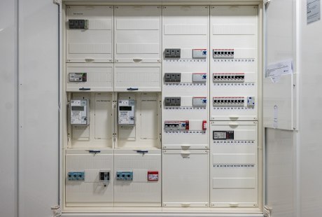 Z&auml;hlerschrank im Kraftwerk der Wendelsteinbahn, &copy; Peter Hofmann