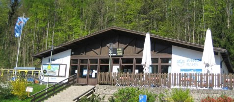 Gastst&auml;tte am Parkplatz der Zahnradbahn in Brannenburg, &copy; Archiv der Wendelsteinbahn