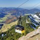 Wendelstein-Seilbahn mit Blick ins Leitzachtal, &copy; Claudia Hinz