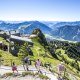 Blick vom Gipfelweg zur Bergstation mit Wendelstein-Seilbahn, © Thomas Kujat, Chiemgau Tourismus e.V.
