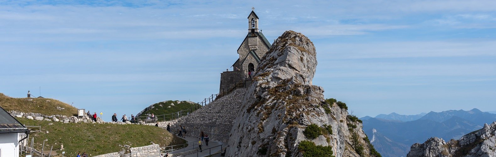 Bergstation Wendelstein mit Kirche, © © StMWi/E. Neureuther