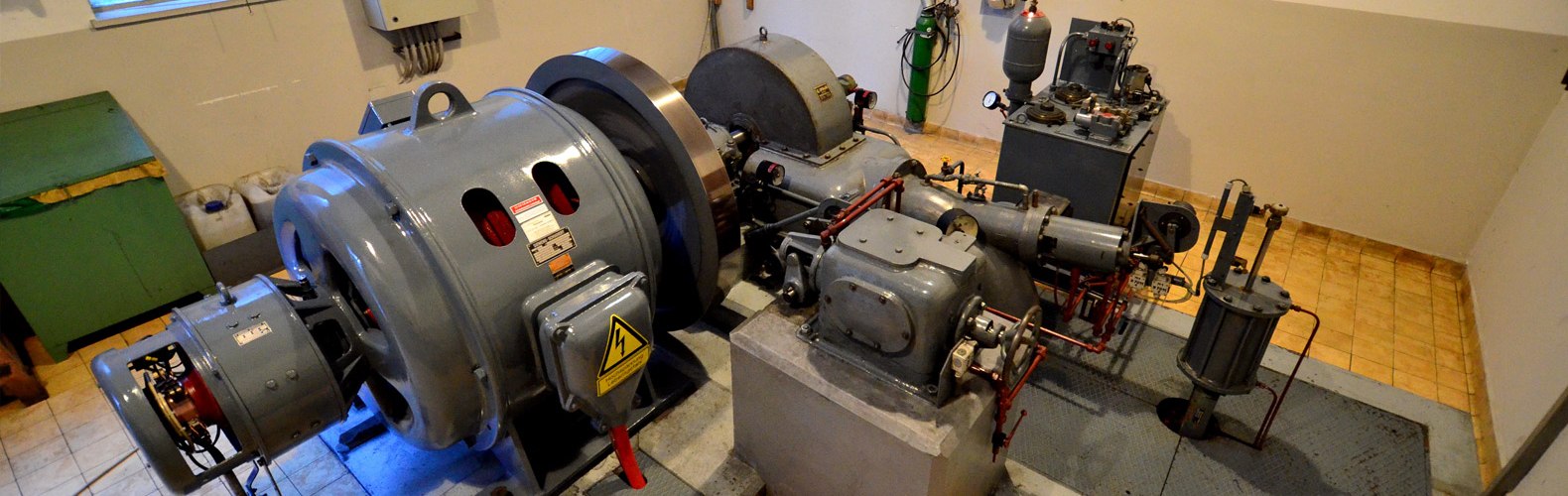 Pelton Turbine Wasserkraftwerk Wendelsteinbahn, &copy; Peter Hofmann