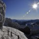 Winterlicher Blick &uuml;bers Wendelsteinhaus in die verschneiten Zentralalpen, &copy; Hubert Wildgruber