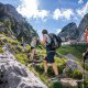 Wanderer auf dem Weg zum Wendelstein, im Hintergrund der Bergbahnhof der Zahnradbahn, &copy; A. Mittermeier