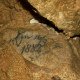 Inschrift in der Wendelsteinhöhle aus dem Jahr 1882, © Peter Hofmann