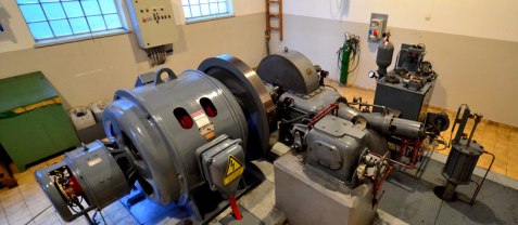 Pelton Turbine Wasserkraftwerk Wendelsteinbahn, &copy; Peter Hofmann