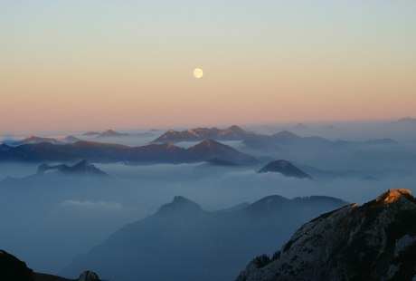 Vollmondabend am Wendelstein, &copy; Carolin Baumann