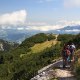 Auf dem Panoramaweg am Wendelstein mit Brotzeitplatz am Ostgipfel mit Blick ins Chiemgau und ins Inntal, © Claudia Hinz