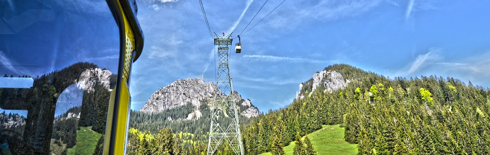 Wendelsteingipfel mit Gro&szlig;kabinen-Pendelbahn, &copy; Alpenregion Tegernsee Schliersee e.V.