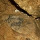 Inschrift in der Wendelsteinh&ouml;hle aus dem Jahr 1882, &copy; Peter Hofmann