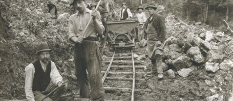 Wendelsteinbahn Bauarbeiten 1910-12, &copy; Archiv der Wendelsteinbahn GmbH